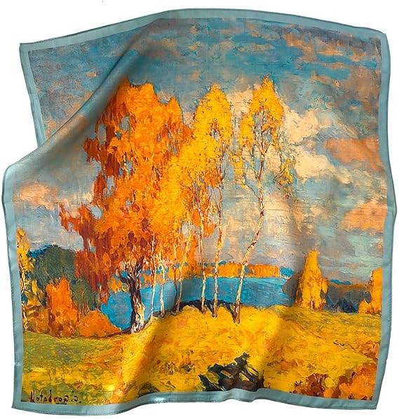 KANDUO Women's Men's Small Square 100% Real Mulberry Silk Satin Scarfs Hair Head face Scarf 21" x 21"