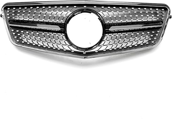 Front Grille Grill For Benz E Class W212 E63 2010-2013 Black Silver