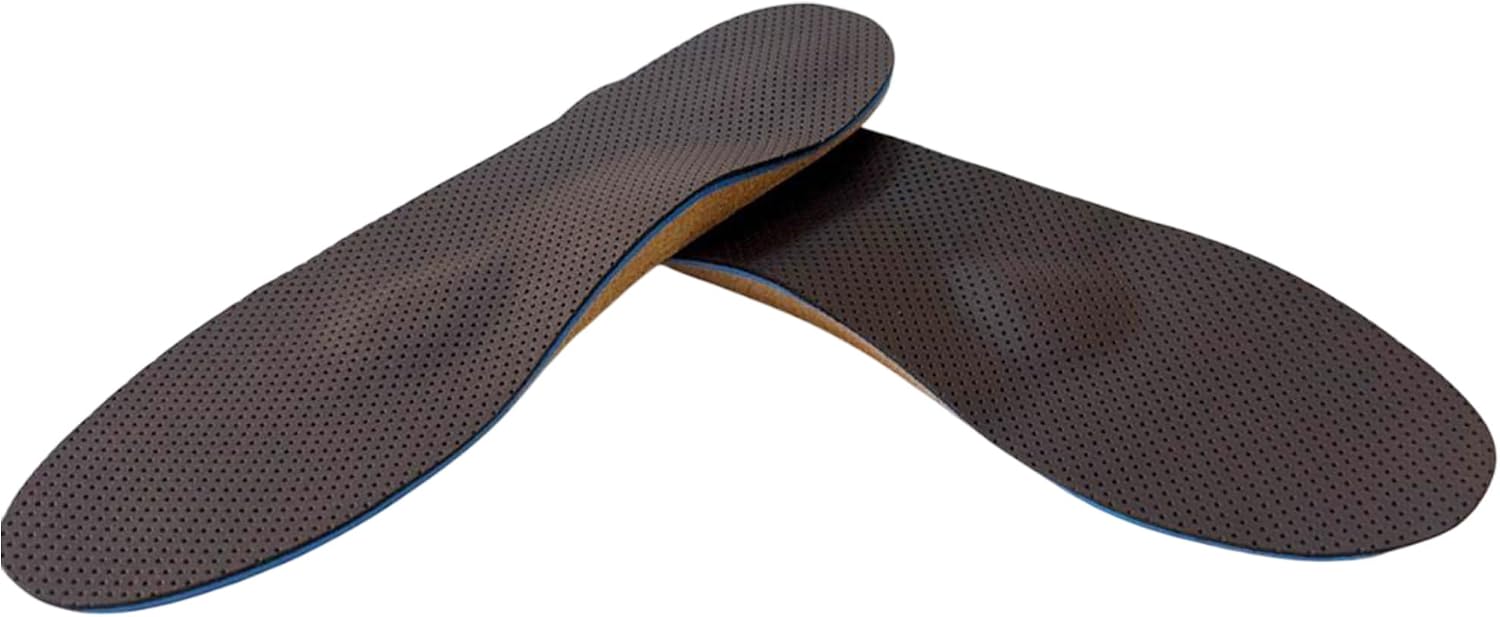Wonkey Intruding and Flat Sole Supporting Anatomical Shoe Insoles, Natural Mushroom Medical Epin and Arc Reinforced Insole 40