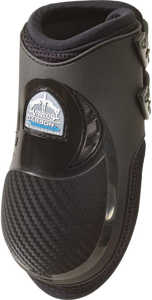 VEREDUS Unisex Carbon Gel Vento Open Rear Boot Black Medium
