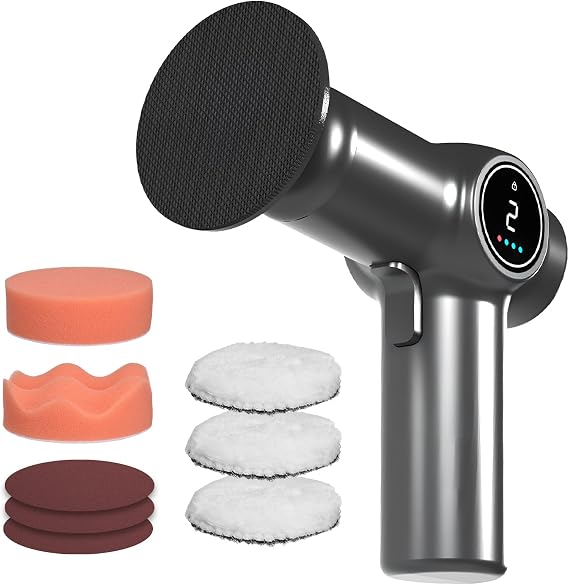 Car Buffers and Polishers Kit, Polisher for Car Detailing, 900/1350RPM