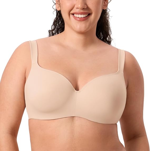 DELIMIRA Women's Balconette Full Coverage Bras