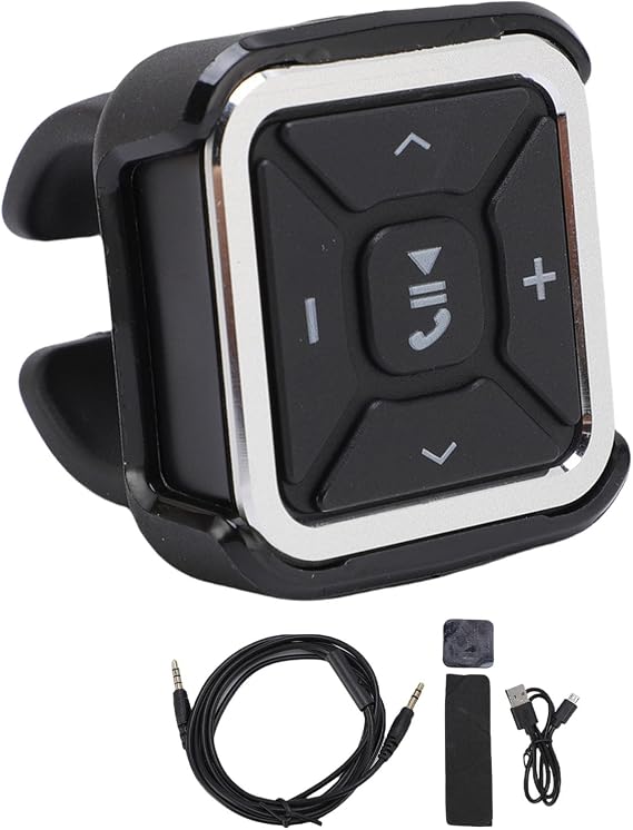 Media Remote, Wireless Music Controller with 5.0 Smart Chip for Car Home Outdoor Activities