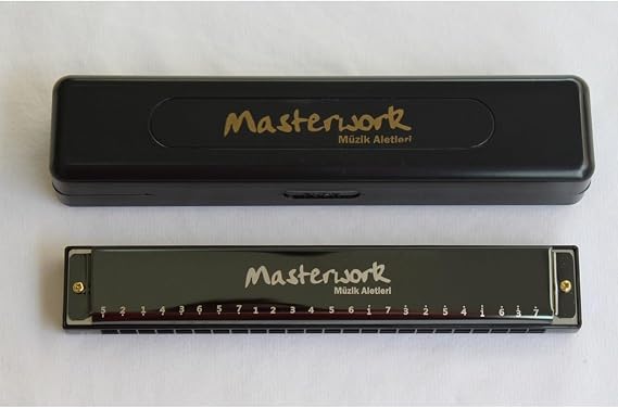 Masterwork Mızıka (24 Delikli C Mızıka Kutulu ve Temizleme Mendilli) Harmonica