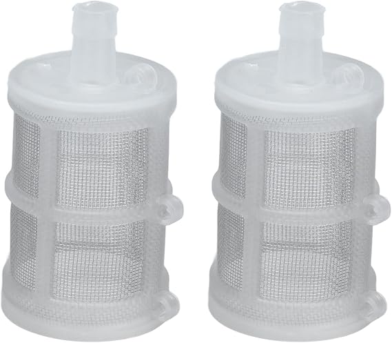 Garden Hose Filter, Hose Water Filter, 2PCS Stainless Steel Household Hose Filters Floating Dip Tube Filter Filters Water Hose Filter Hose Filter Mesh for Sprayers,Oil Pump