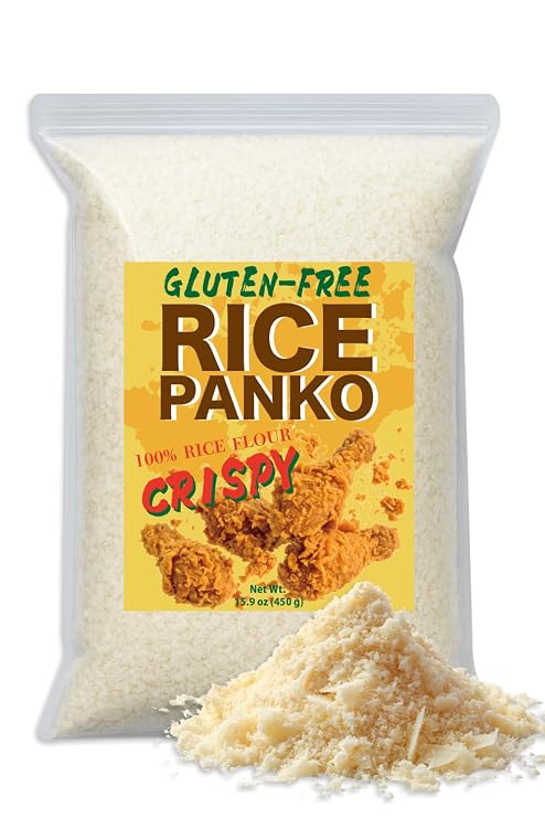 Gluten-Free Rice Flour Panko, Extra Crispy Coating, Japanese Rice, 15.9 oz