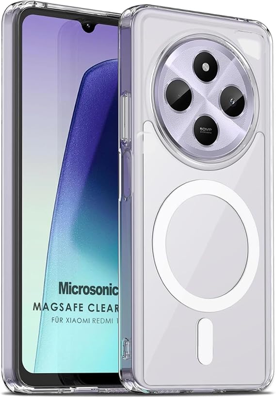 Microsonic Xiaomi Redmi 14C için Kılıf MagSafe Clear Sararmaz Şeffaf [Redmi 14C ile Uyumlu Kılıf - Şeffaf]