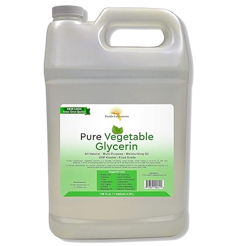 One Gallon Vegetable Glycerin/Glycerine USP VG Kosher 99.9% Pure Food Grade
