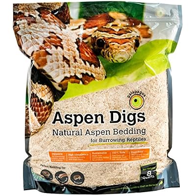 Galapagos 05064 Aspen Digs Shavings Bedding, 8-Quart, Natural