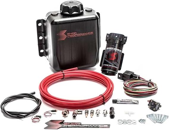Snow Performance SNO-301 Injection Kit (Red Hi-Temp Tubing/Quick Fittings) (Stage 1 Boost Cooler TD Water-Methanol), 1 Pack
