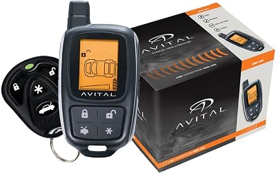 Avital 3305L 2-Way LCD Security System with 4-Button LCD Remote