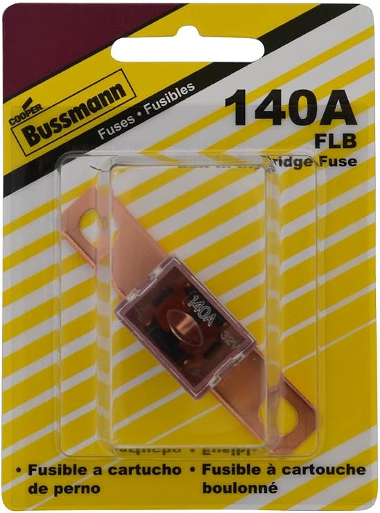 Bussmann (BP/FLB-140-RP) 140 Amp Bolt-on Fusible Link with 13/16" Bolt Terminal