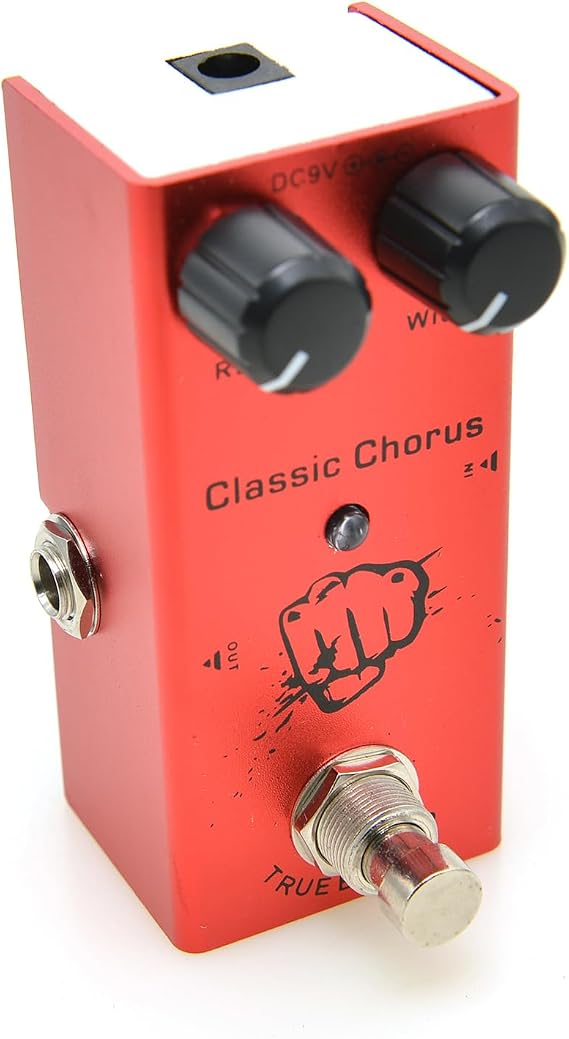 Electric Guitar Effects Pedal Mini Single Type DC 9V True Bypass (Crunch Distortion)