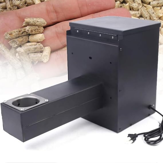 Pellet BBQ Smoker Hopper Kit, Electric Wood Pellet Smoker Grill Part, Intelligent Digital Temperature Control, for Grilling, Smoking, Baking, Roasting, Braising
