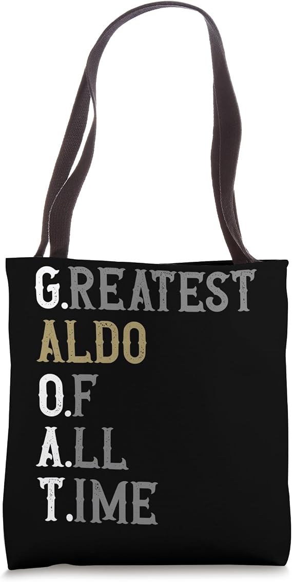 Greatest Aldo of all time | GOAT | Aldo Tote Bag