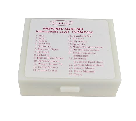 C & A Scientific PS02 - Prepared Slide Sets - Intermediate Level