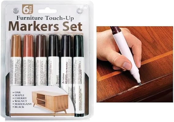 6-Pc Furniture Touch-Up Marker Set