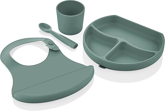 Babyjem Silicone Nutrition Set Blue
