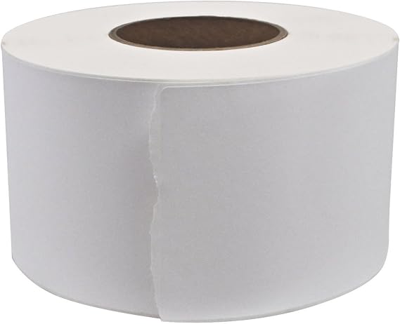 PM Company Direct Thermal Labels, 4"x4", 3" Core, White, 1500 Labels per Roll, 4 Rolls per Carton (44123)
