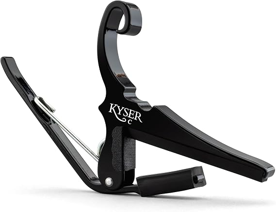 Kyser Quick-Change Capo for classical/flamenco guitars, Black, KGCB