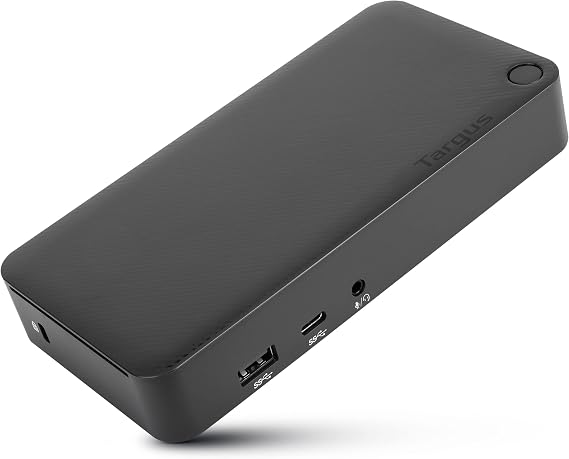 Targus USB C Docking Station Universal DV4K, USB C Laptop Docking Station Dual Monitor 2 HDMI, 65W Power Delivery, DisplayLink Works w/Operating Systems Like Windows, Mac, Android, iOS (DOCK310USZ)