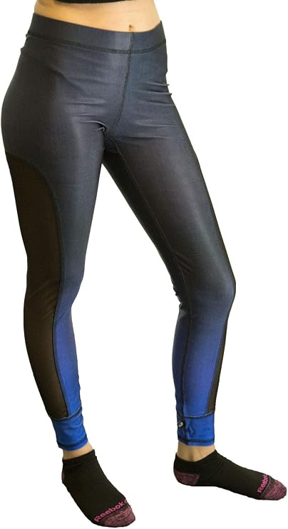 Terez Women's Ombre Mesh Insert Leggings