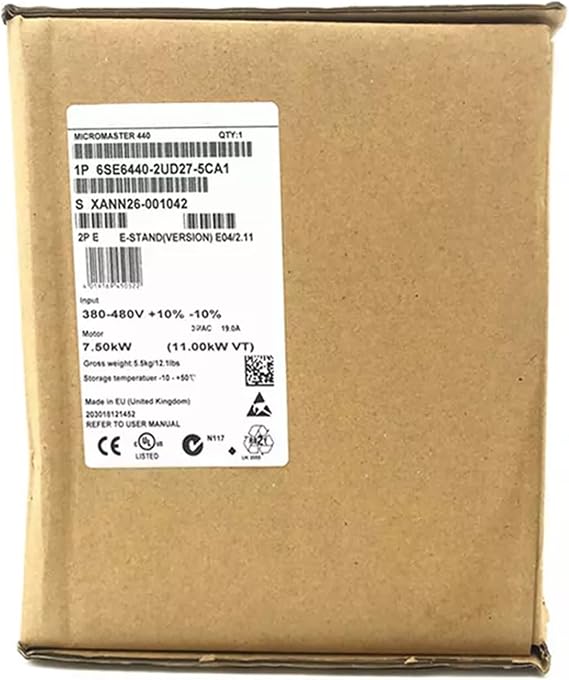 1 Pcs New 6SE6440-2UD27-5CA1 in Box 6SE64402UD275CA1