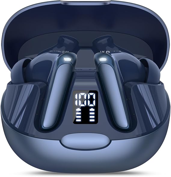 AI Language Translation Earbuds, Translator Earbuds Real Time, Dark Blue