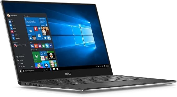 Dell XPS 9350-1340SLV 13.3 Inch Laptop (Intel Core i5, 8 GB RAM, 128 GB SSD, Silver) Microsoft Signature Image
