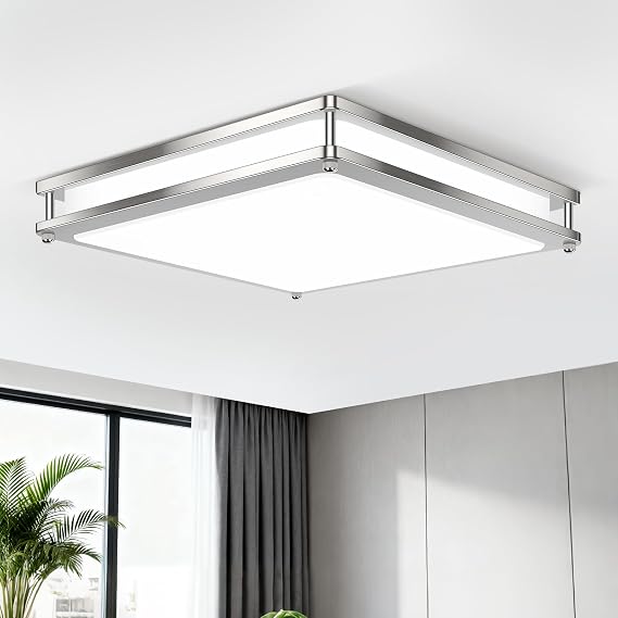 13 Inch Dimmable LED Ceiling Lights, 36W Square Flush Mount Light Fixtures
