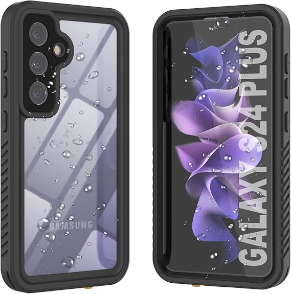 Punkcase Galaxy S24 Plus Waterproof Case [Extreme Series] [Slim Fit] [IP68 Certified] [Shockproof] [Dirtproof] [Snowproof] Armor Cover for Galaxy S24+ Plus 5G (6.7") (2024) [Black]