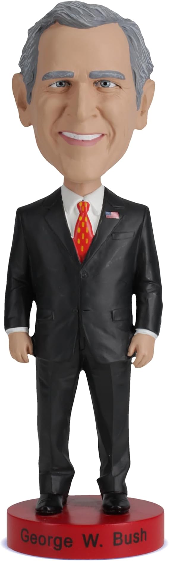 Royal Bobbles George W. Bush, 43rd President of the United States American History Collection 8.3 Inches Tall Collectible Bobblehead Statue