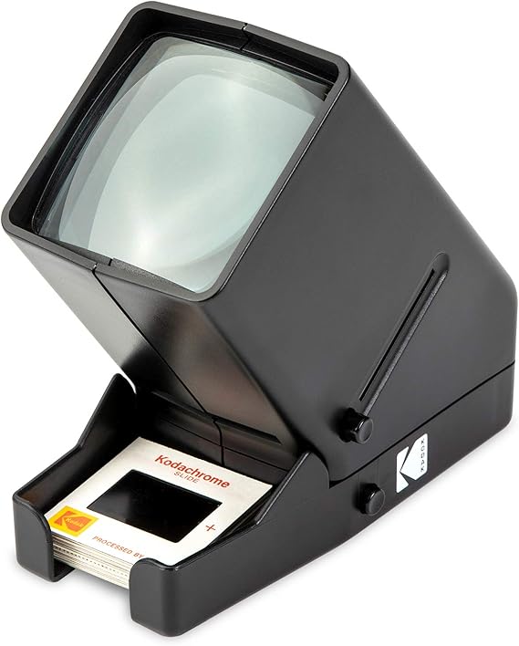 KODAK 35mm Slide and Film Viewer - Battery Operation, 3X Magnification, LED Lighted Viewing for 35mm Slides & Film Negatives
