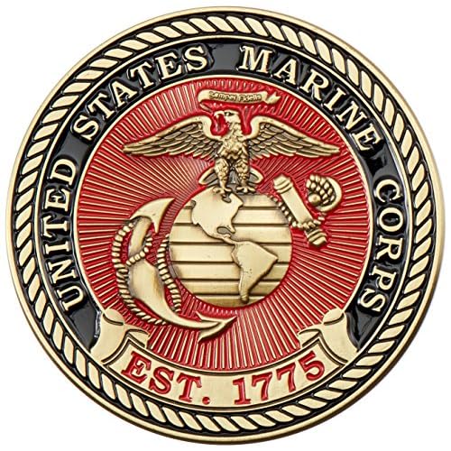Marine Corps E5 Challenge Coin! USMC SGT Rank Military Coin. Sergeant Challenge Coin! Designed by Marines for Marines - Officially Licensed Product!