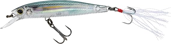 Yo-Zuri 3DB Jerkbait Suspending Lure, Prism Ghost Shad, 3 1/2-Inch
