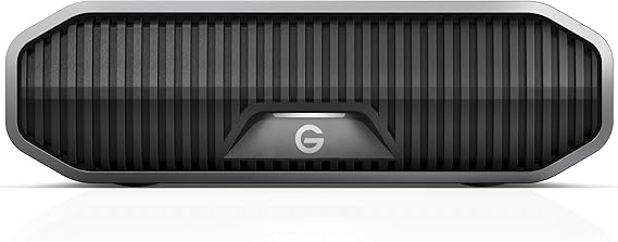 SanDisk Professional G-Drive 4TB Enterprise Class Desktop External Hard Drive, HDD up to 250 MB/s, USB-C (5Gbps), USB-C (USB 3.2 Gen 2), 7200 RPM Ultrastar, Fast Backup, Premium, Industrial Enclosure