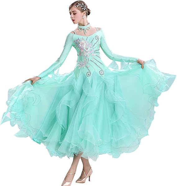 Ballroom Competition Dance Dress Modern Waltz Tango Standard Dress