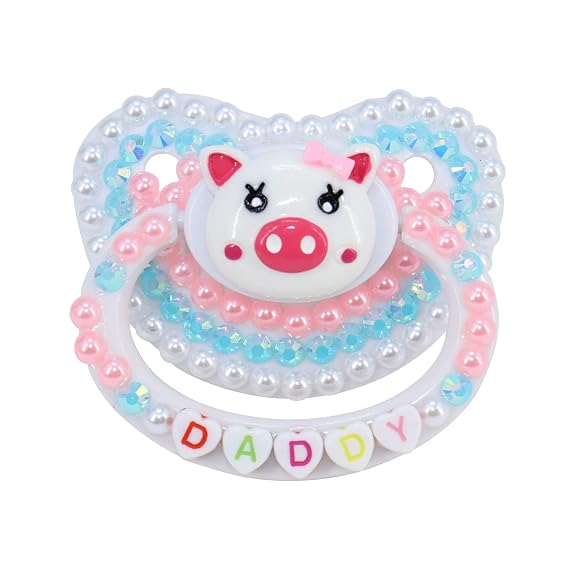 Adult Sized Pacifier Cute Gem Pacifier (Shape 9)