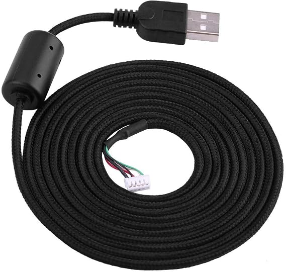 2meters USB Mouse Line Wire Cable, Replacement Repair Accessory, USB Mouse Cable Replacement for G500s Game Mouse