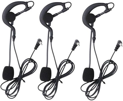 Referee Headset Earphone 3pcs Professional V6 V4 FBIM Full Duplex Two-Way Football Referee Coach Judger Arbitration Earhook Earpiece Soccer Headset