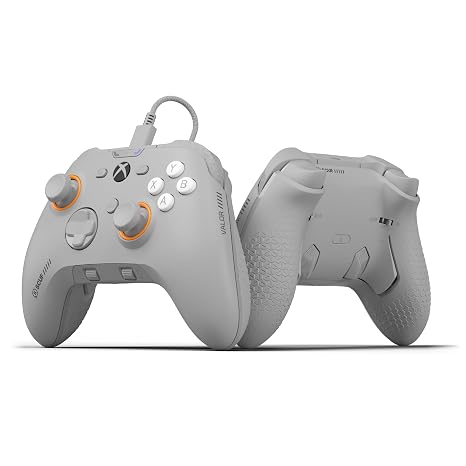 Scuf VALOR Xbox-Performance-Controller mit Kabel TMR Anti-Drift – Hellgrau