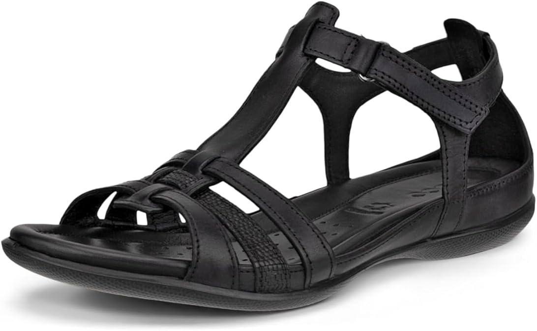ECCO Women's Flash T-Strap Flat Sandal