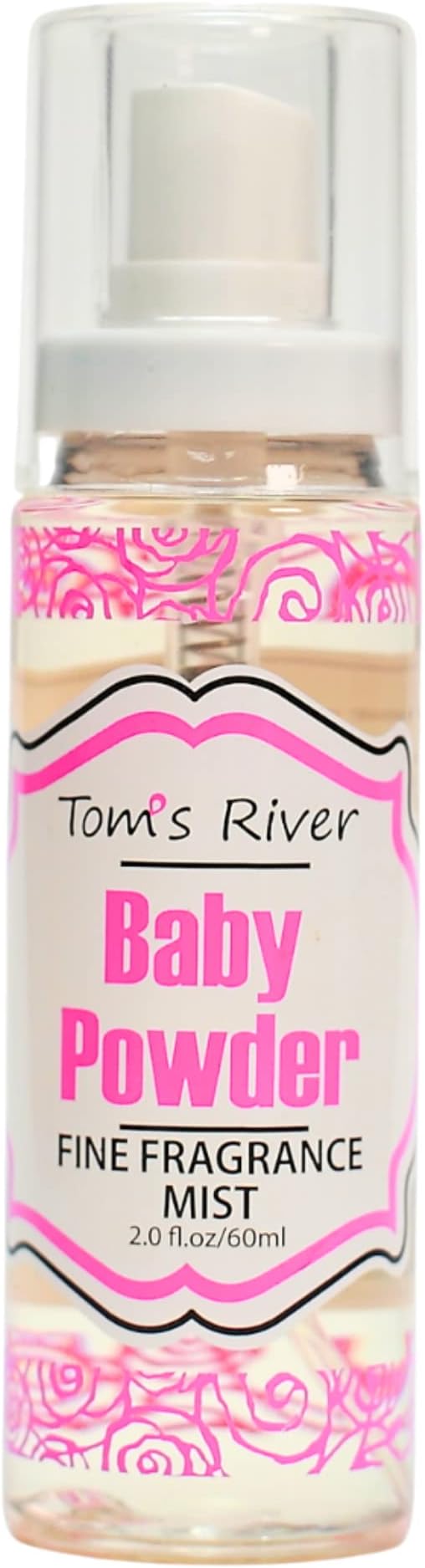 Infinix Baby Powder Scent Fragrance Mist for Women and Men - 2 oz, Clear | Long-lasting baby powder scent hair and body mist for daily use