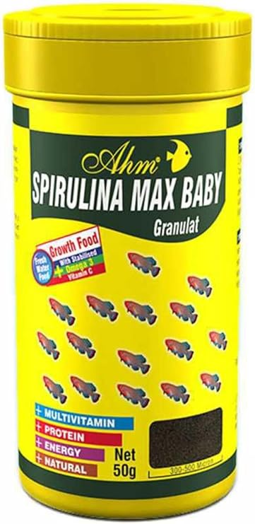 Ahm Spirulina Max Baby Granulat 100 Ml Balık Yemi