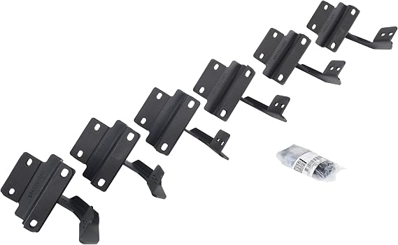 Go Rhino 6941555 RB10/RB20 Running Boards - MOUNTING Brackets ONLY for 15-24 F-150, F-250 Super Duty, F-350 Super Duty, Textured Black