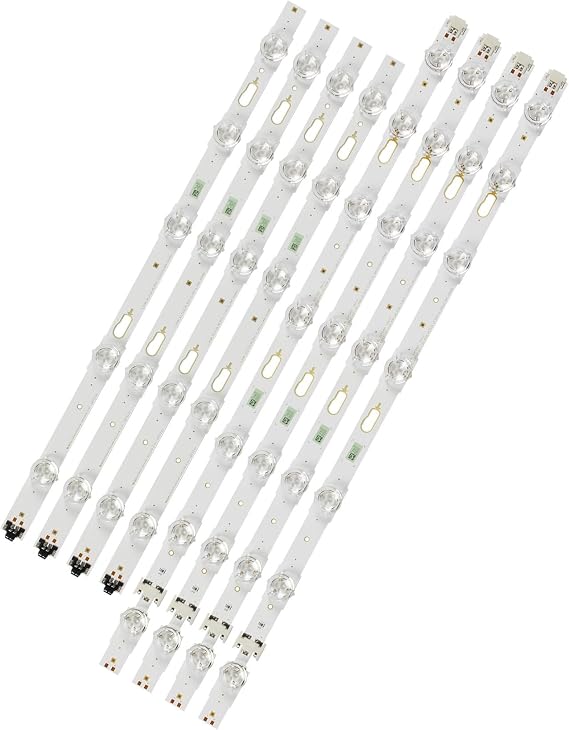 LED Backlight Strip Fit for Samsung UE43MU6100 UA43KU6000 UA43KU7000 UA43MU6100 UE43MU6105 BN96-41221A 41220A UE43MU6105K UN43KU6290