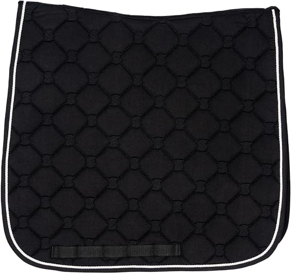 Schneiders Quilted Contoured Dressage Pad with Braid | Ultimate Equestrian | Elegance & Horse Comfort