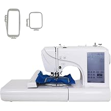 2 in 1 Sewing and Embroidery Machine, Wireless LAN, 132 Designs, Two Hoop Sizes, 7" Touchscreen, USB, for Beginners and Home Use