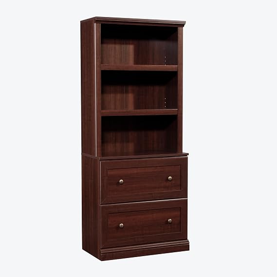 Sauder Miscellaneous Storage Library, in a Select Cherry Finish