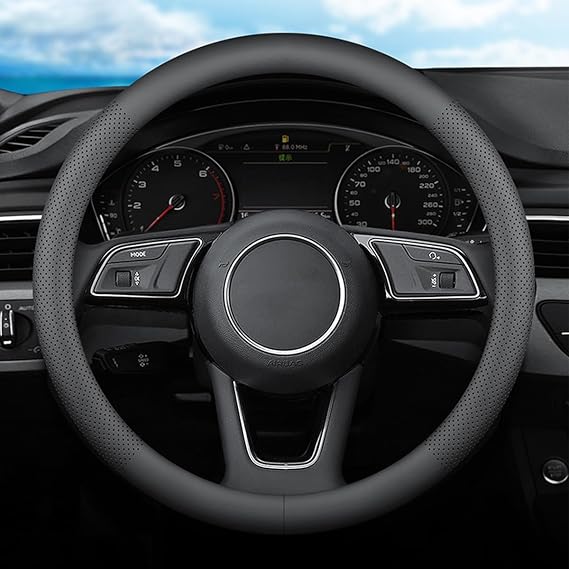 Car Steering Wheel Cover for Toyota Tacoma Tundra 4Runner Sequoia 2000-2026